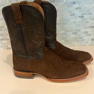 Ariat Western Boot- leather and suede. Worn one time!